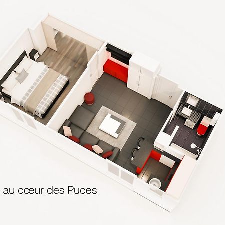 Marche Aux Puces De Saint-Ouen Apartment Bagian luar foto